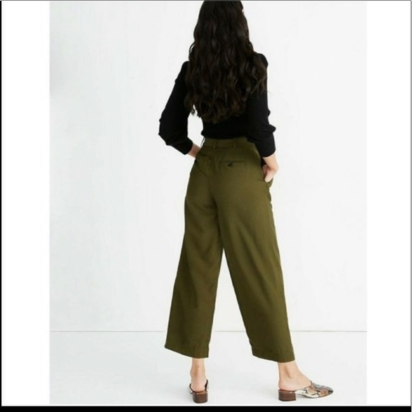 Madewell Drapey Pleated Wide-Leg Pants - Picture 2 of 7